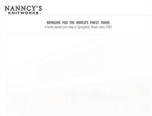 Tablet Screenshot of nanncysknitworks.com